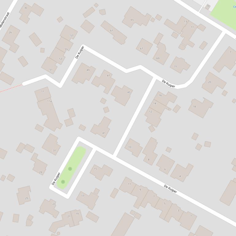 Kaart van  De Kuiper.