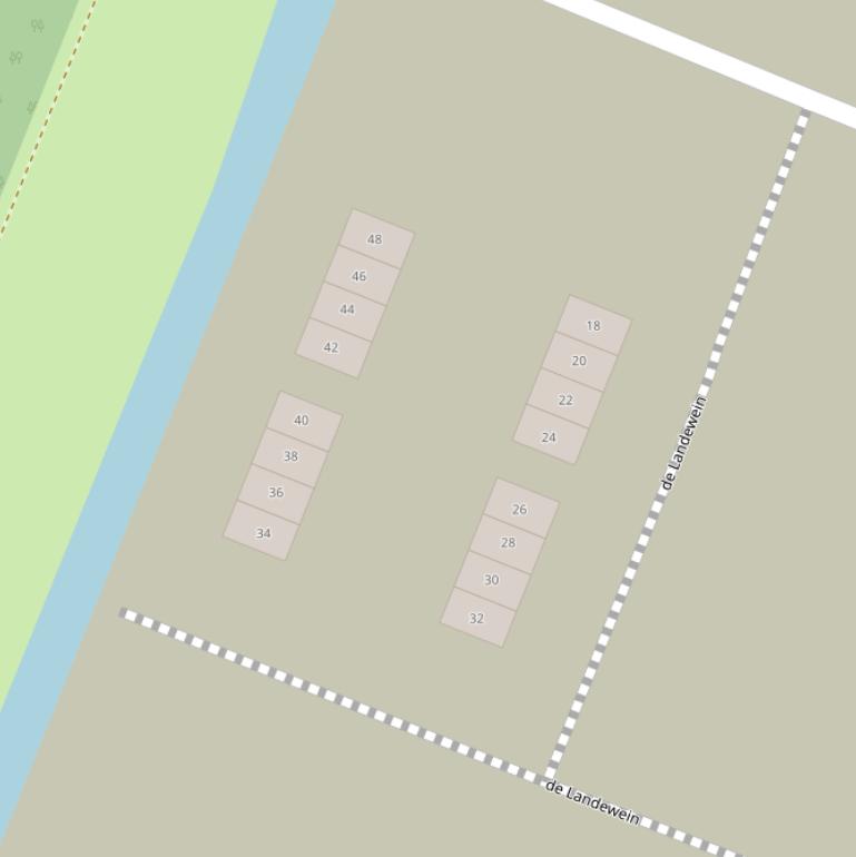 Kaart van  De Ladewein.