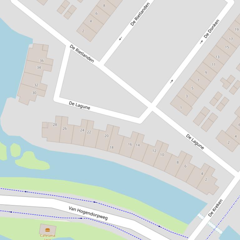 Kaart van  De Lagune.