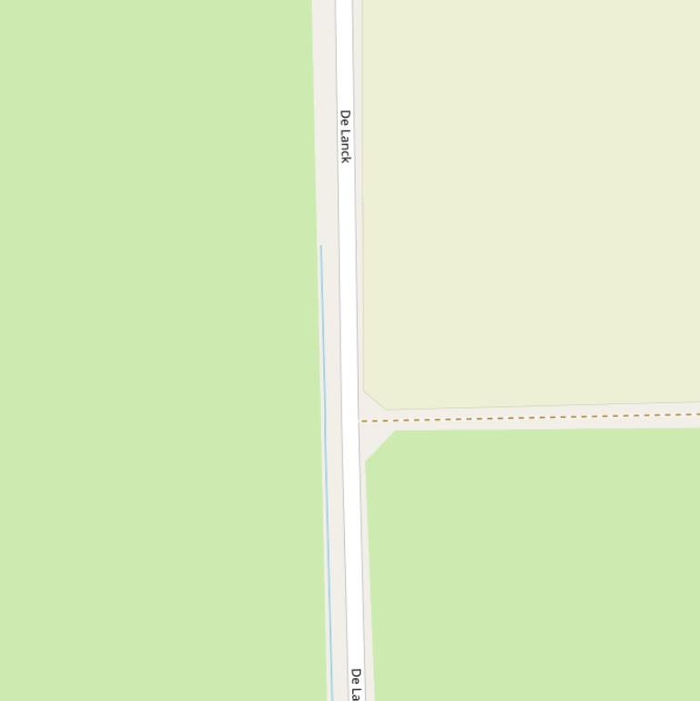 Kaart van  De Lanck.