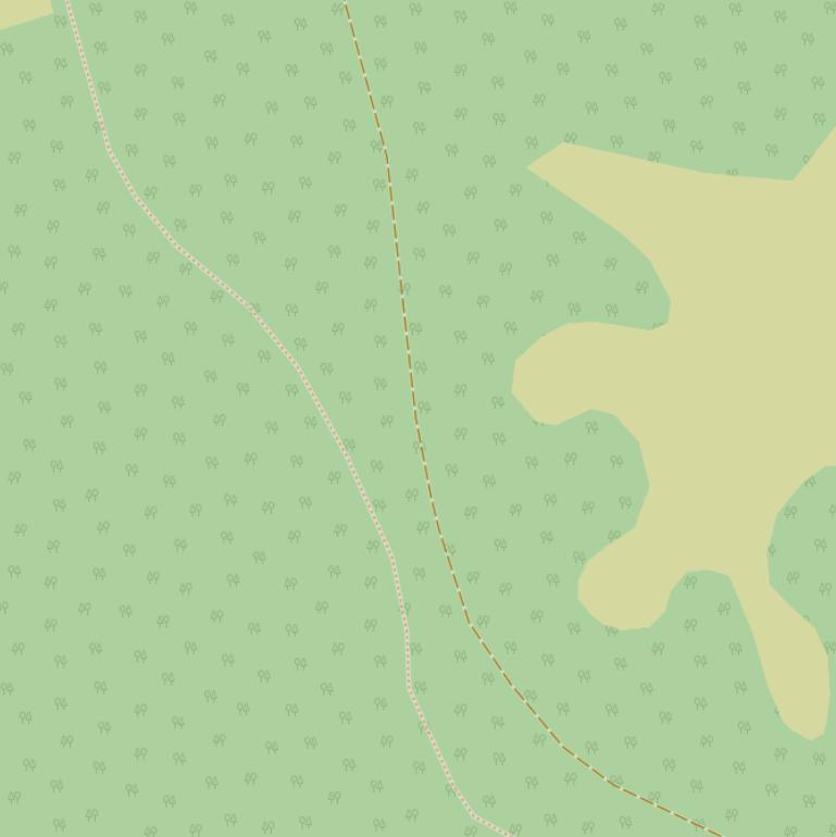 Kaart van  De Lange Luier.