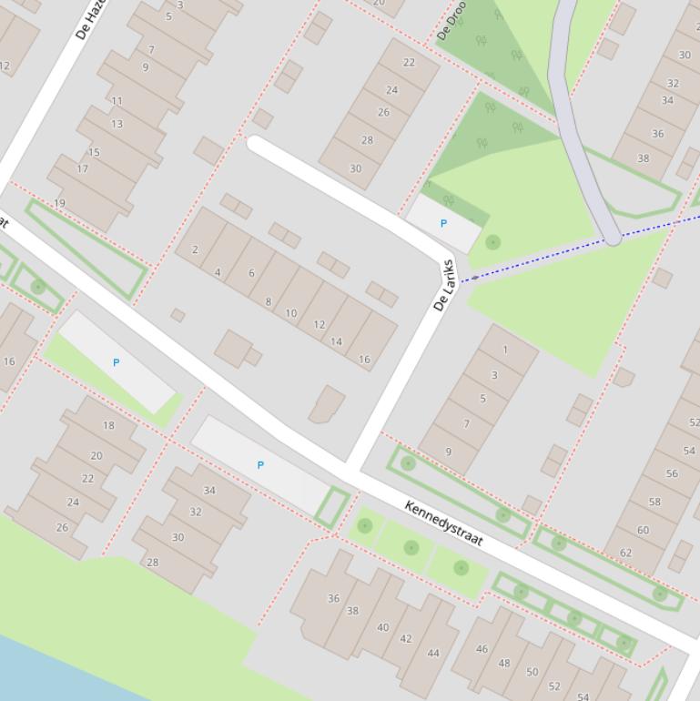 Kaart van  De Lariks.