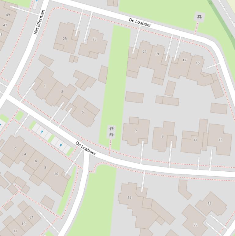 Kaart van  De Loaboer.