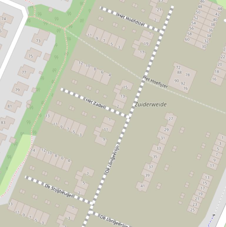 Kaart van  De Longeerlijn.