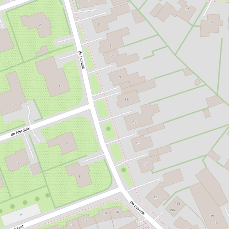 Kaart van  de Luinink.