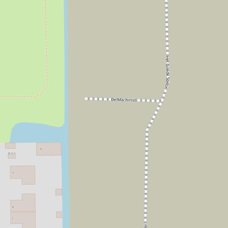 Kaart van  De Machinist.