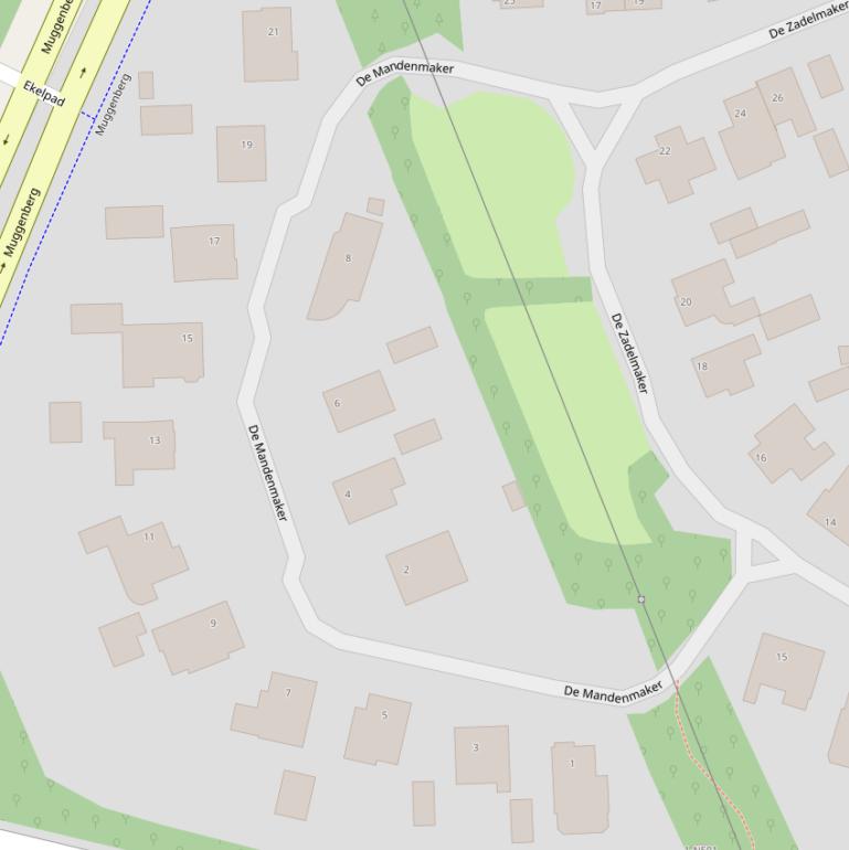 Kaart van  de Mandenmaker.
