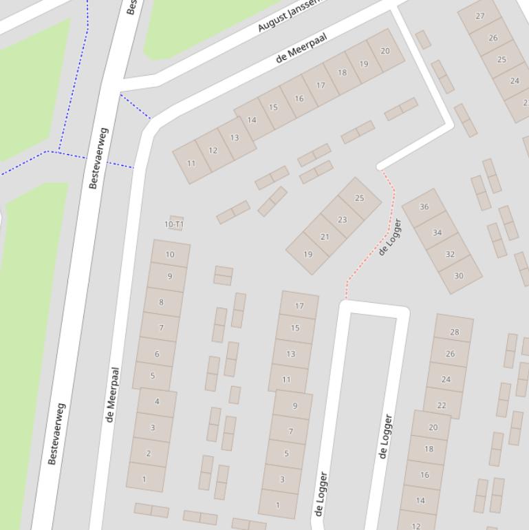 Kaart van  de Meerpaal.