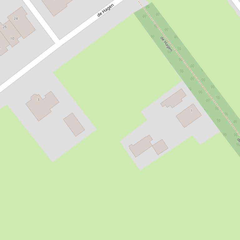 Kaart van  De Meule.