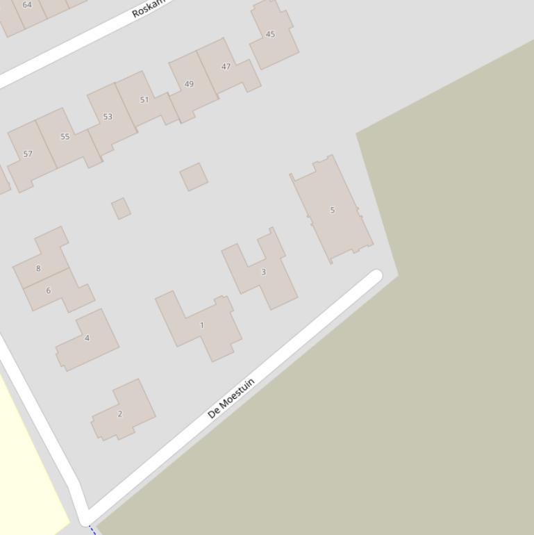 Kaart van  De Moestuin.