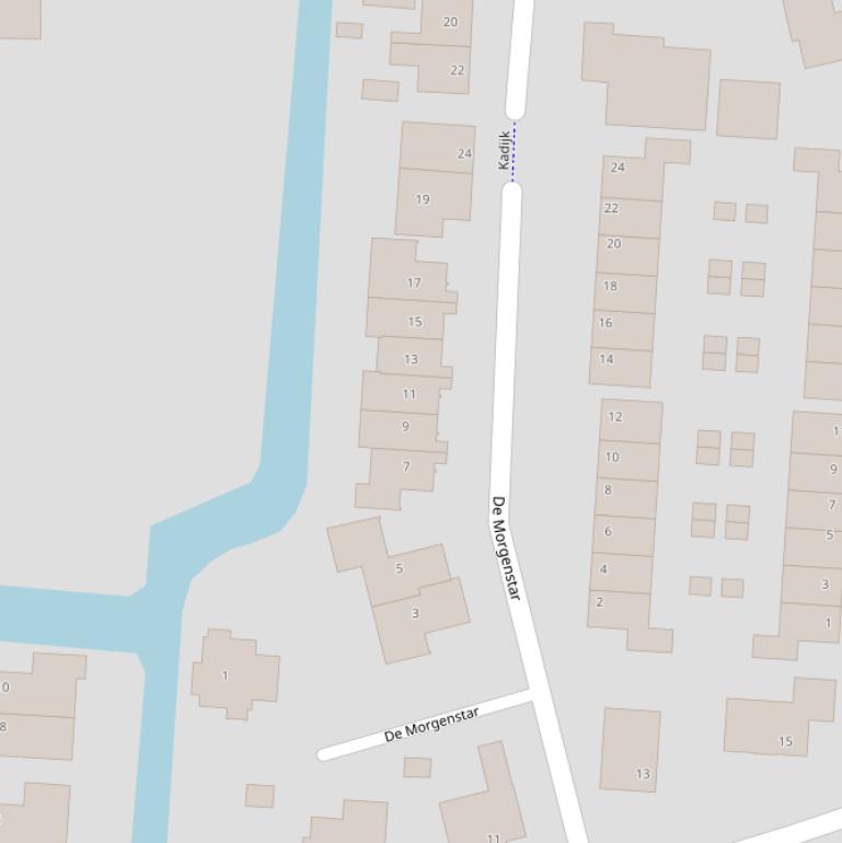 Kaart van  De Morgenstar.