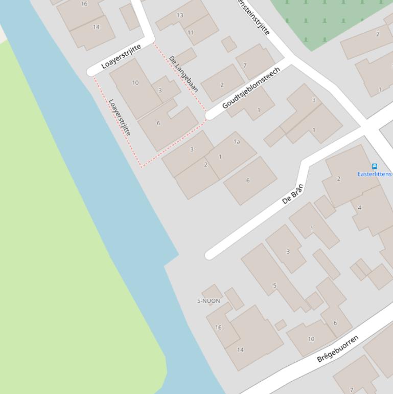 Kaart van de Nauwesteeg.