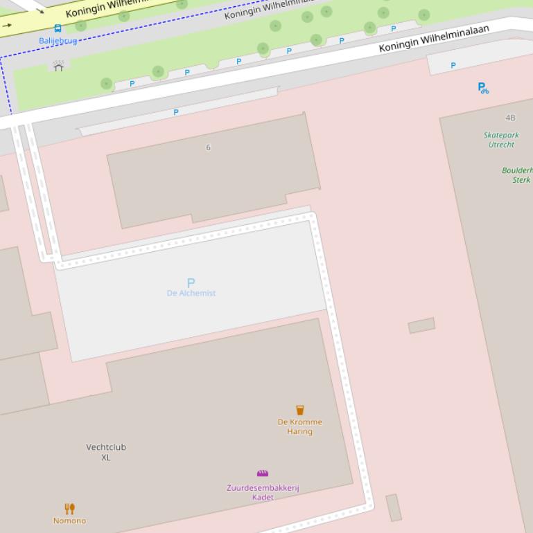 Kaart van  De Opzichter.