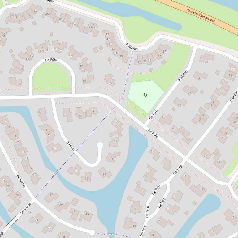 Kaart van  de Pôle.