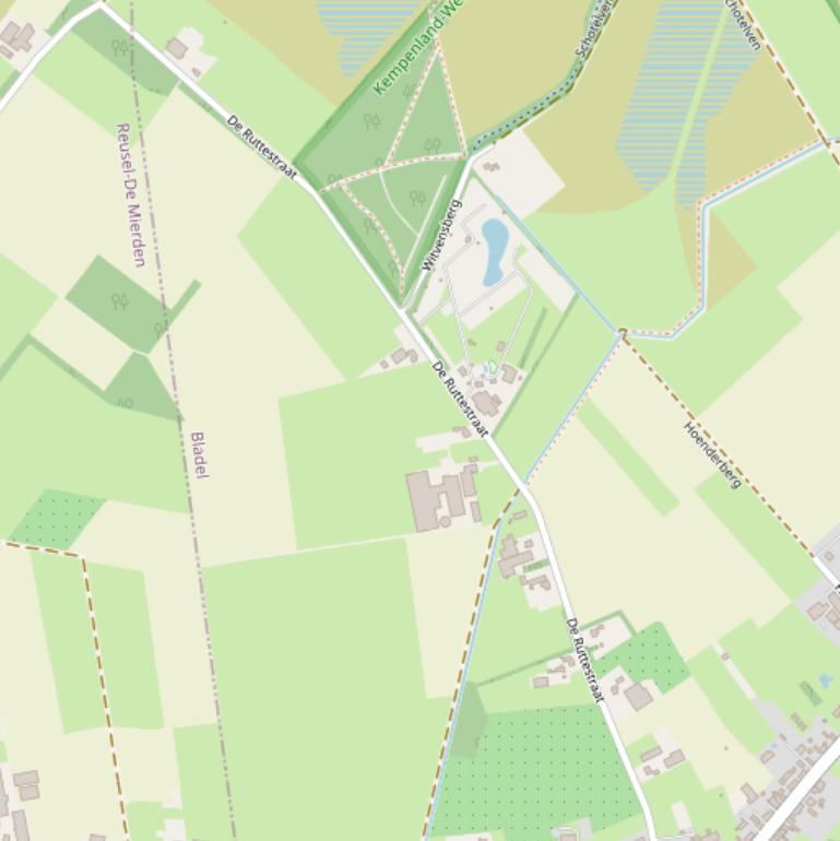 Kaart van  De Ruttestraat.