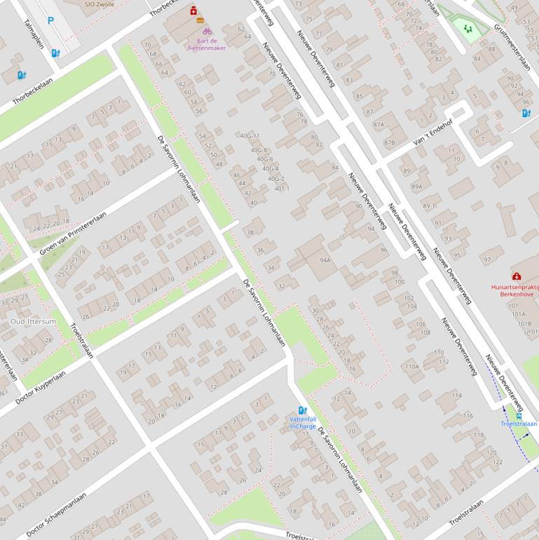 Kaart van  De Savornin Lohmanlaan.