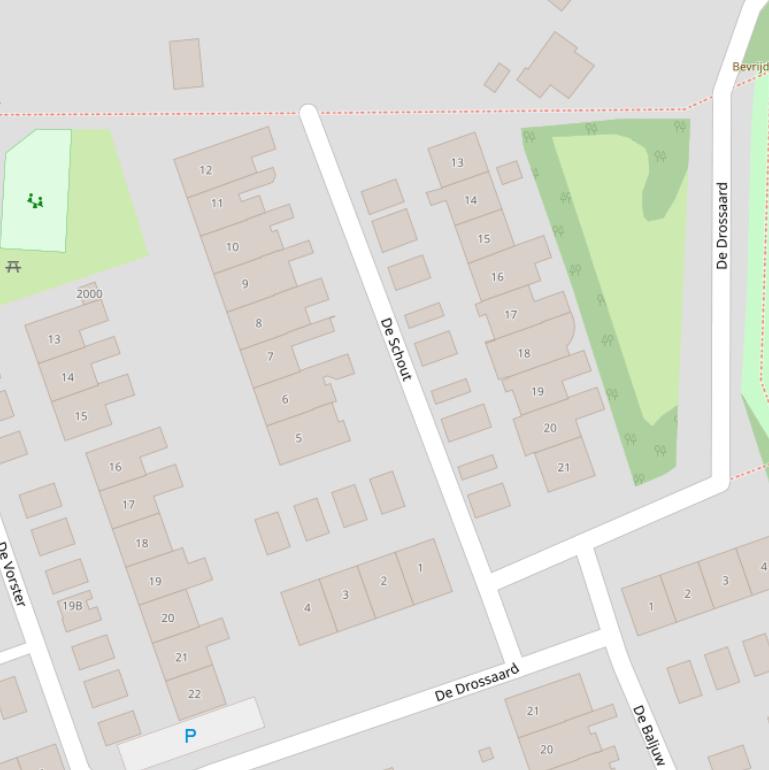 Kaart van  de Schout.