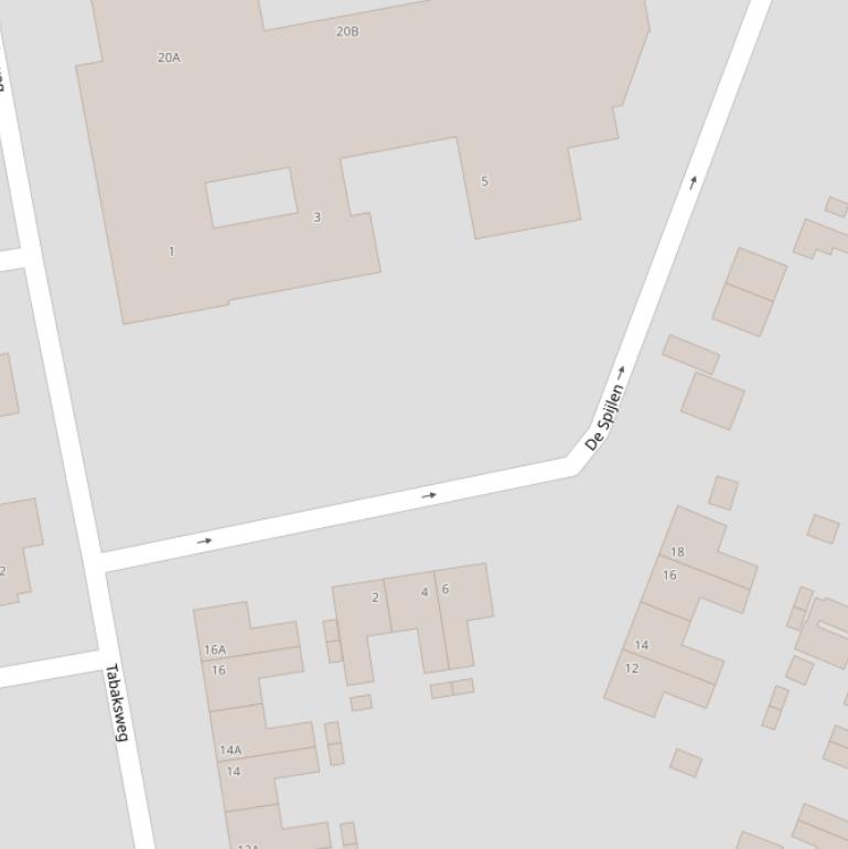 Kaart van  De Spijlen.