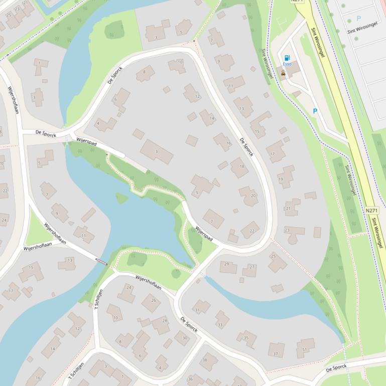 Kaart van  De Sporck.