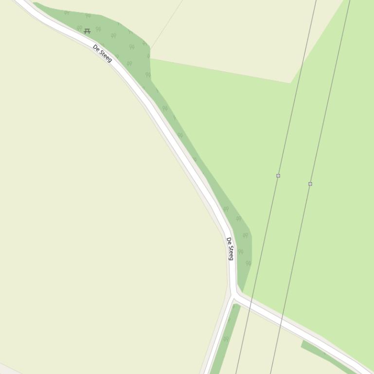 Kaart van  De Steeg.