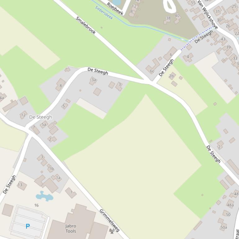 Kaart van  De Steegh.
