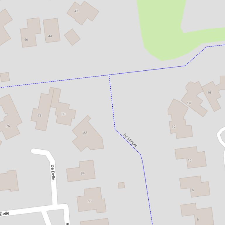 Kaart van  De Stiepel.