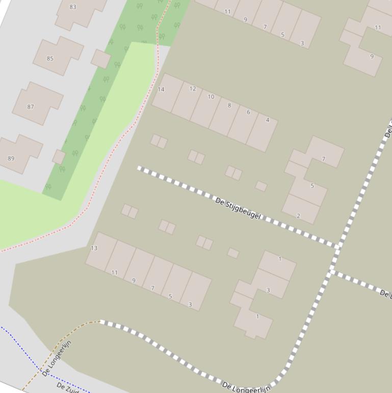 Kaart van  De Stijgbeugel.
