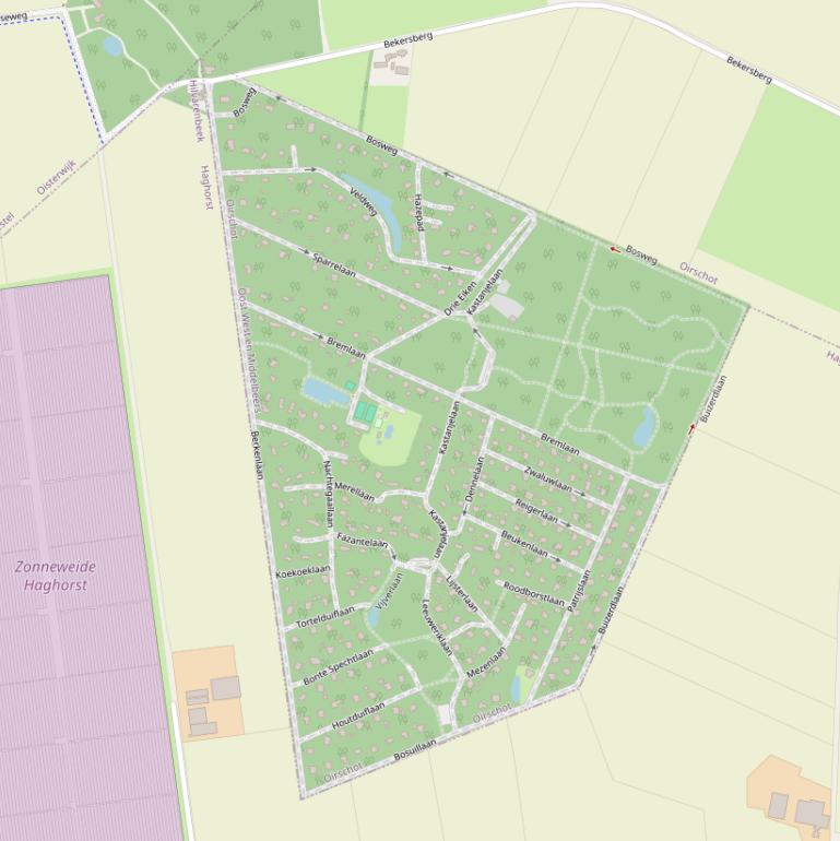 Kaart van  De Stille Wille.