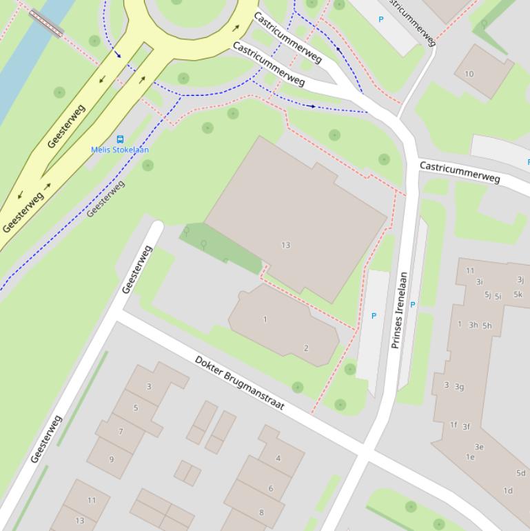 Kaart van  De Strandwal.