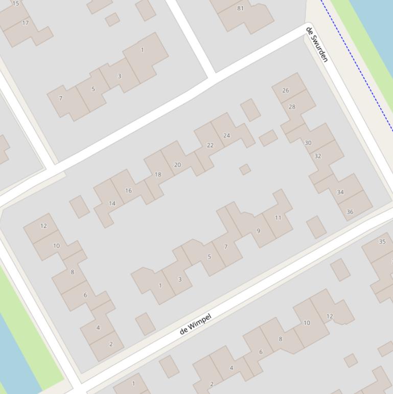 Kaart van  de Swurden.