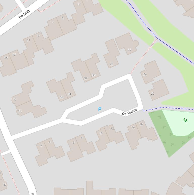 Kaart van  De Teems.