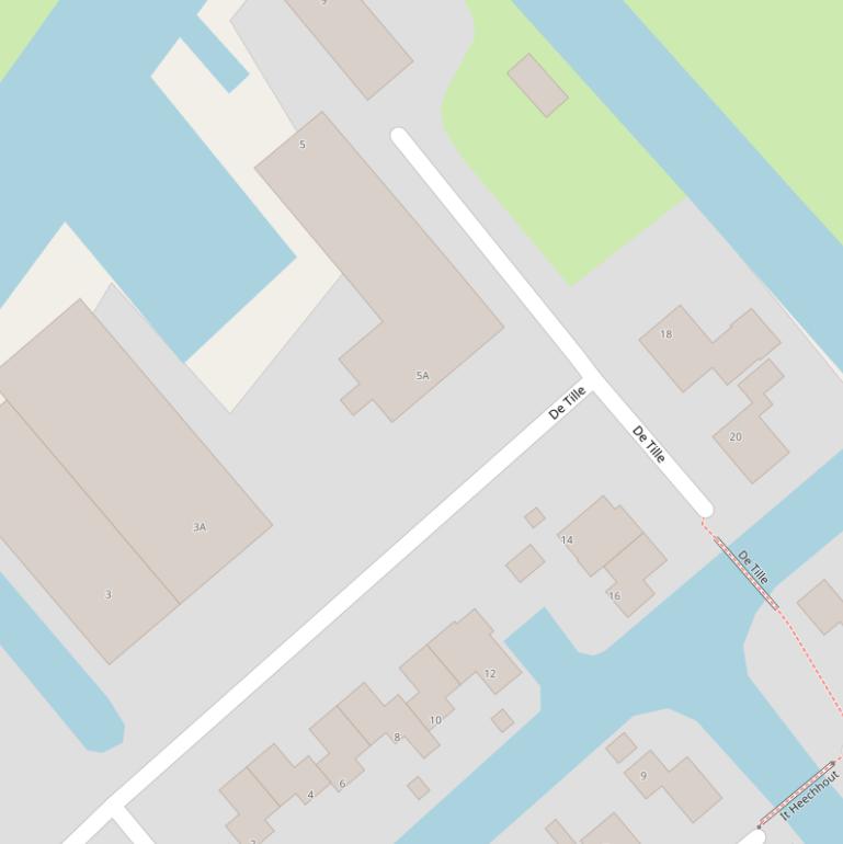 Kaart van  De Tille.