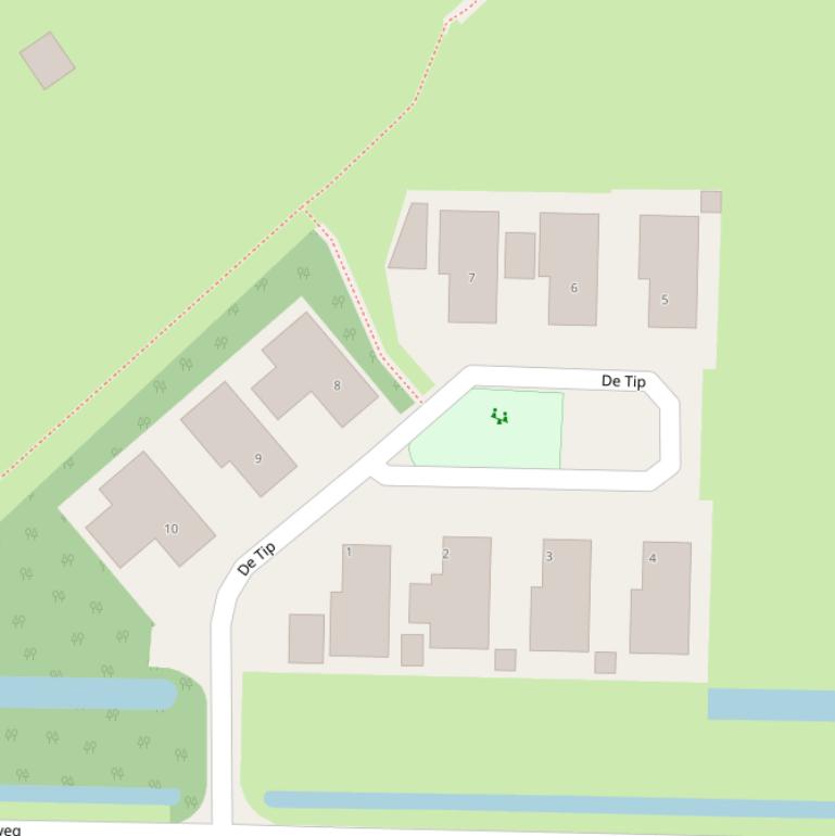 Kaart van  De Tip.
