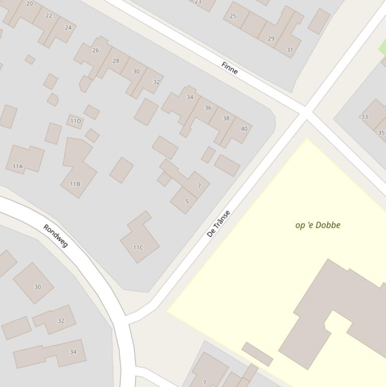 Kaart van  De Trânse.