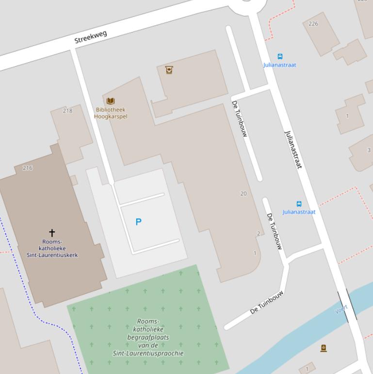 Kaart van  De Tuinbouw.