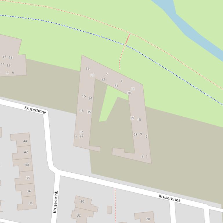 Kaart van  De Vechtbrink.