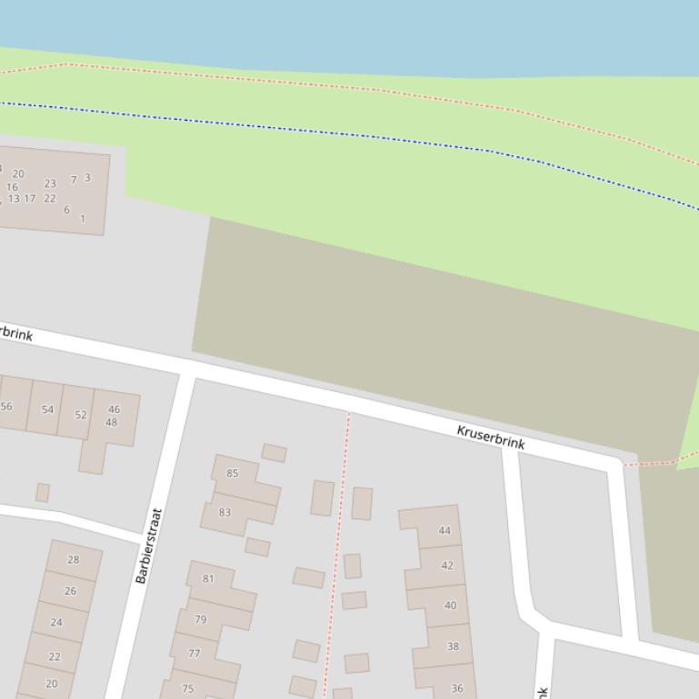 Kaart van  De Vechtvliet.