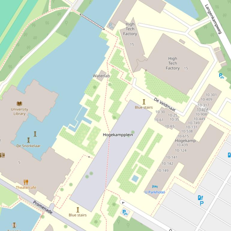 Kaart van  De Veldmaat.