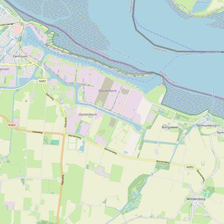 Kaart van  De Vennen.