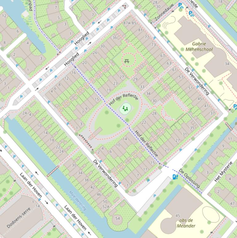 Kaart van  De Verwondering.