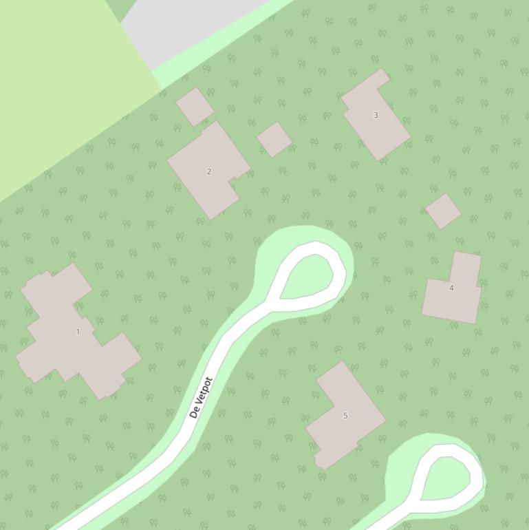 Kaart van  de Vetpot.