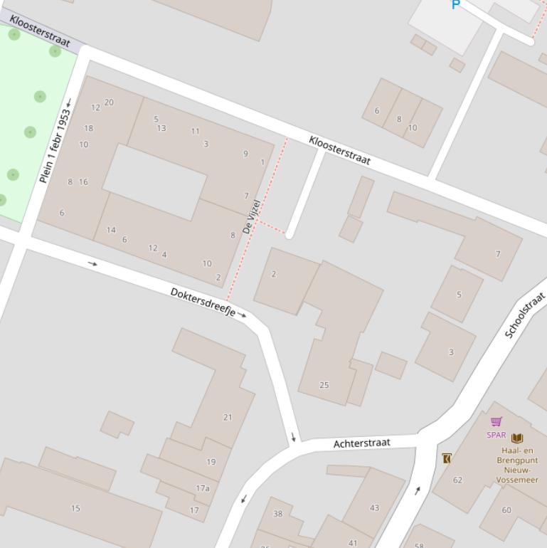 Kaart van  De Vijzel.