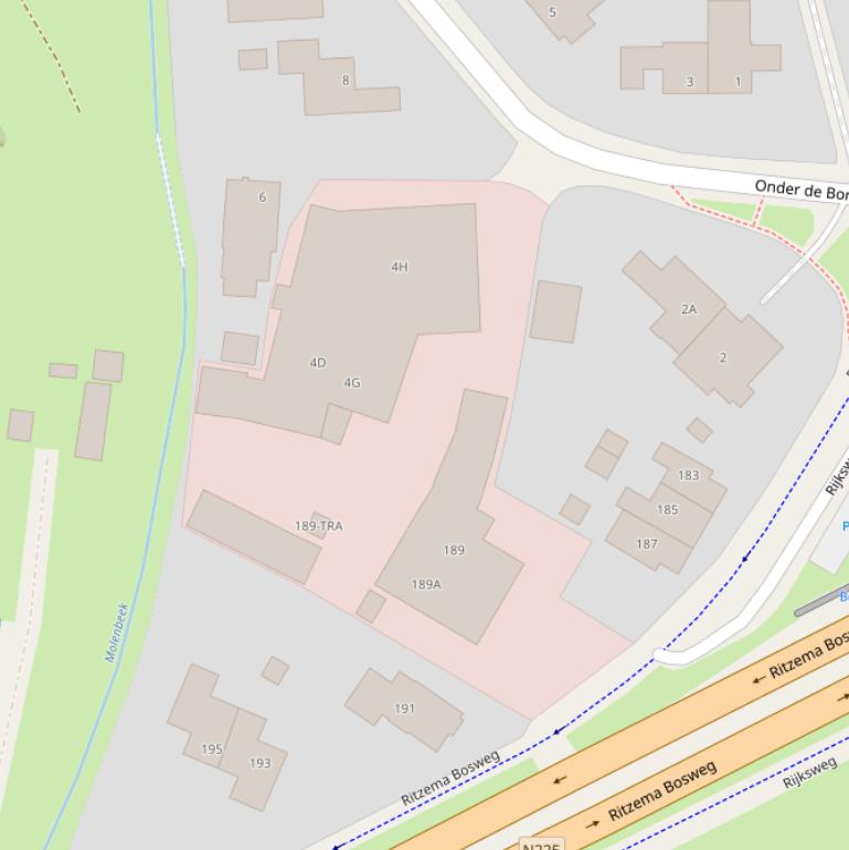 Kaart van  De Wasserij.