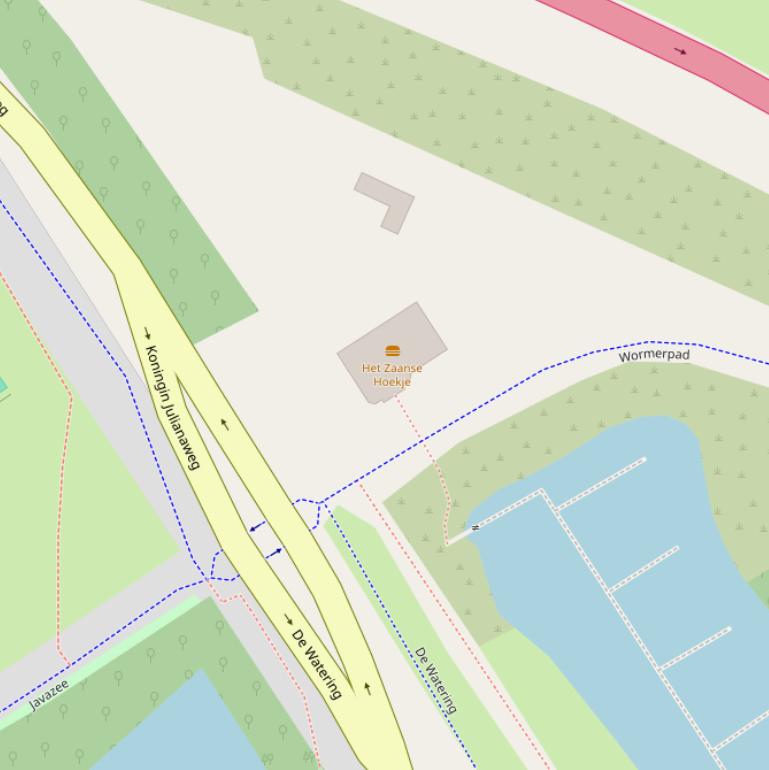 Kaart van  De Watering.