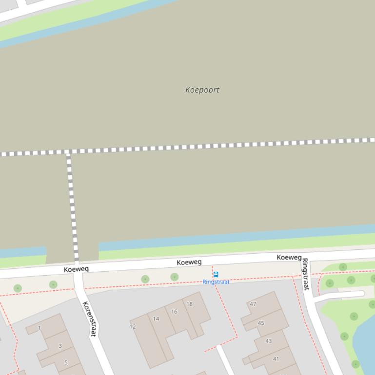 Kaart van  De Werff.