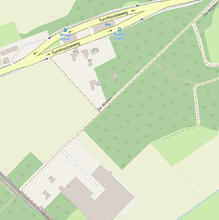 Kaart van  de Wielen.