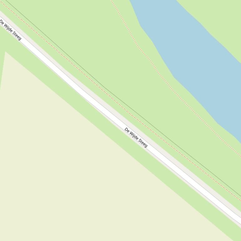 Kaart van  de Wijde Steeg.