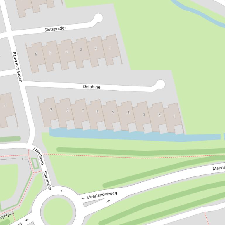 Kaart van  Delphine.