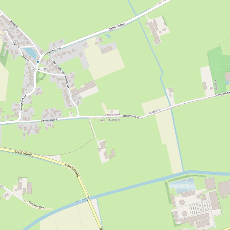 Kaart van de Delwijnsekade.