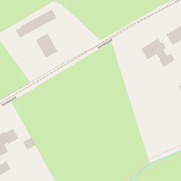 Kaart van het Demkespad.